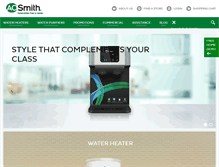 Tablet Screenshot of aosmithindia.com